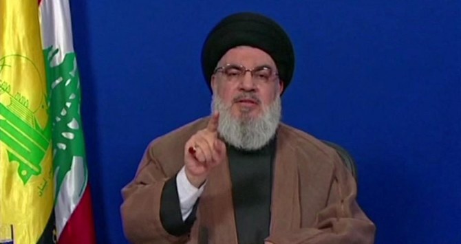 Hamas is negotiating on behalf of the entire "Axis of Resistance", the head of Lebanon's Hezbollah Sayyed Hassan Nasrallah said on Wednesday. (AFP/File)