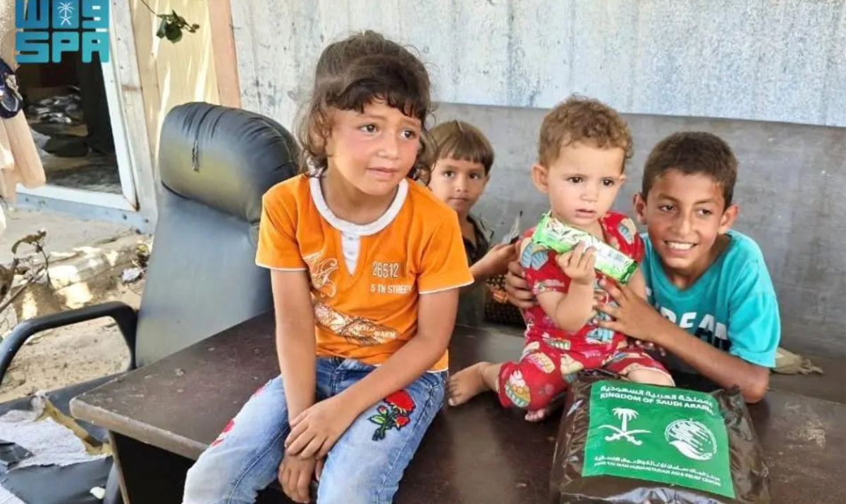 The King Salman Humanitarian Aid and Relief Centre (KSrelief), continues airdrop operations of food aid for affected Gazans in cooperation with Jordan. (SPA)