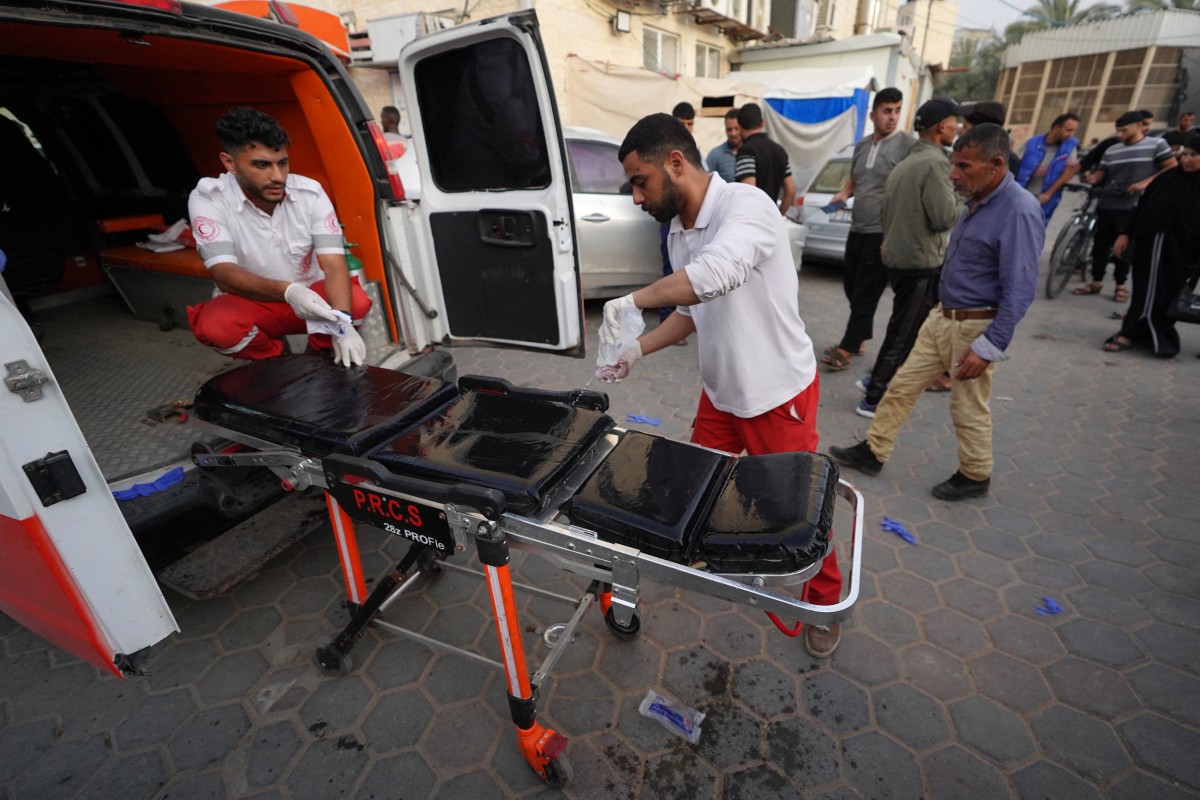 Medical groups have called for a halt to attacks on Gaza health care workers during Israel’s offensive (AFP)