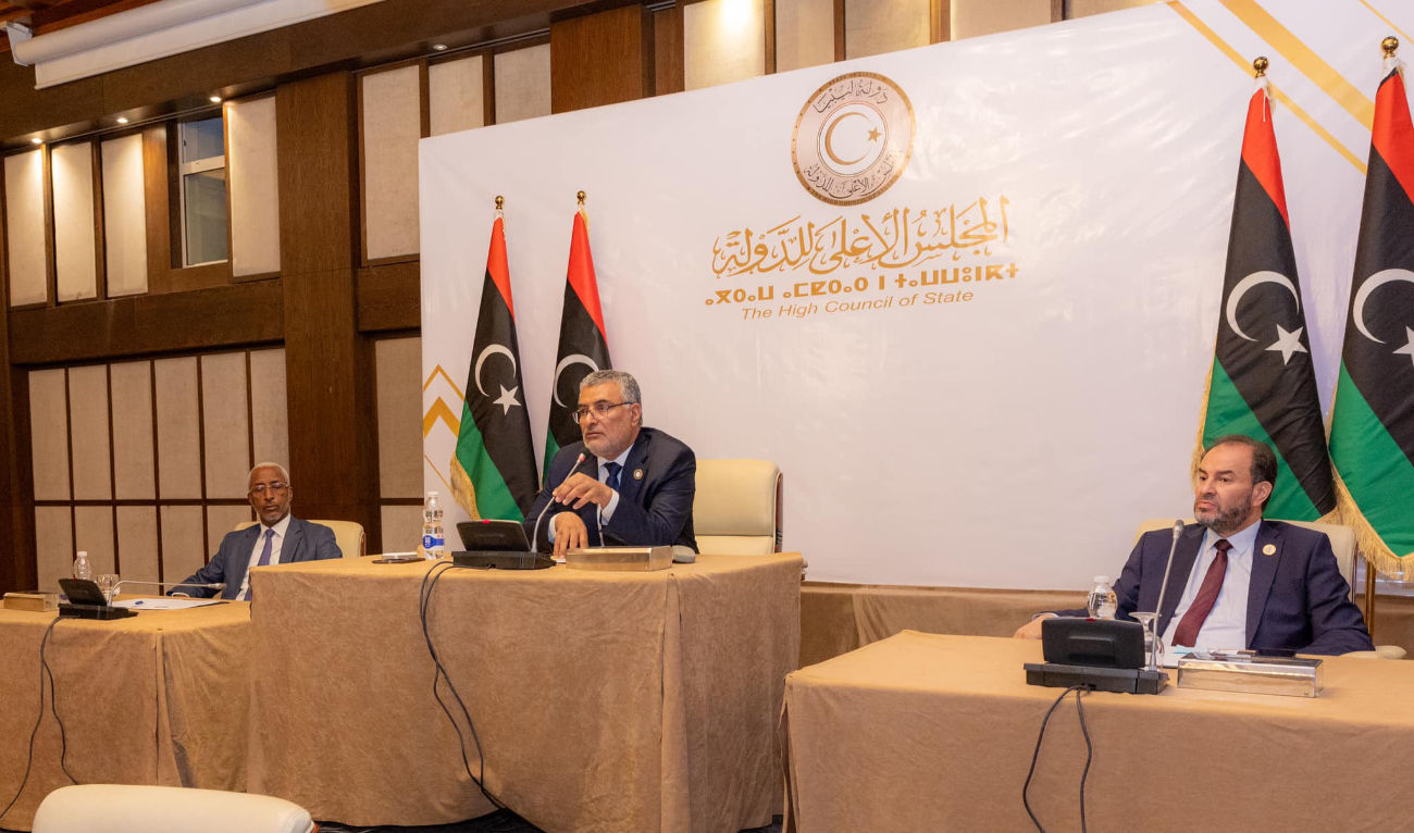 The rejection came in a letter from council head Mohammed Takala to the House of Representatives Speaker Aguila Saleh in Benghazi. (Libya’s High State Council/File)