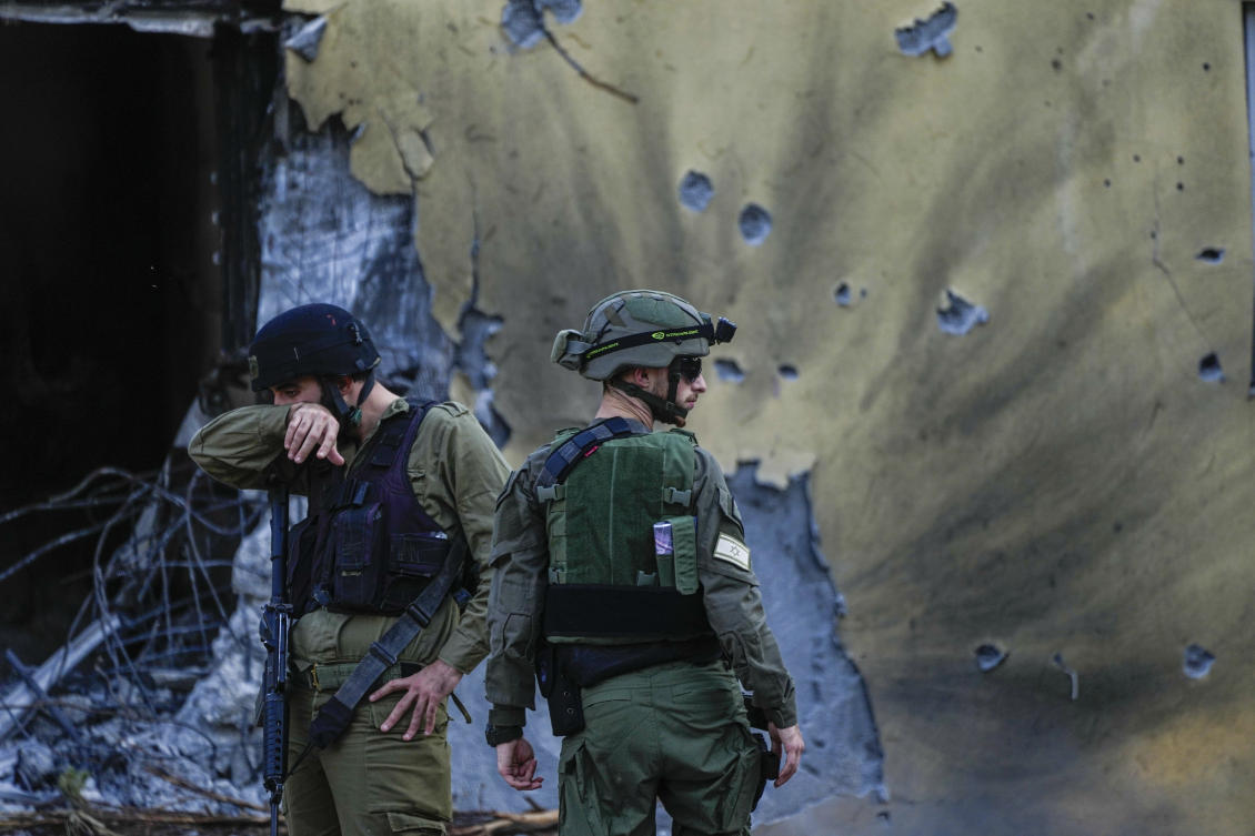 Israel’s military commanders have said they need to boost manpower so they can sustain the war with the Hamas militant group in Gaza and a confrontation with the Lebanon-based Hezbollah. (AP)