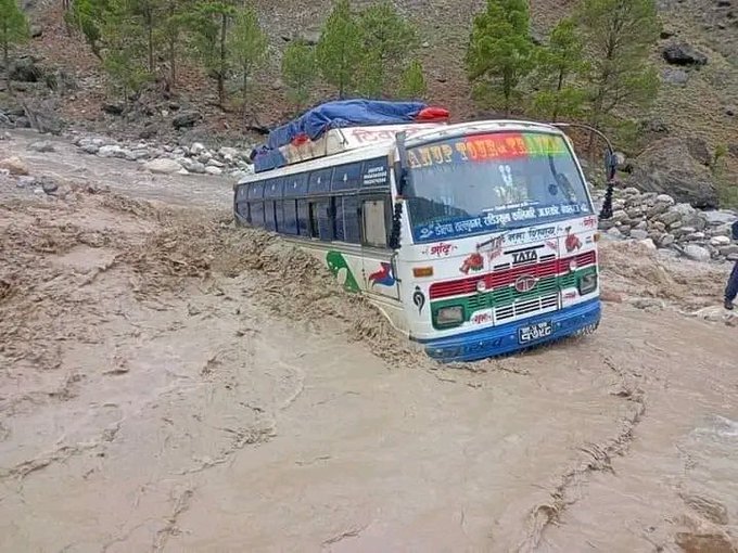 Rescuers in Nepal have suspended their search for 51 passengers who are missing after a landslide swept the buses in which they were travelling into a swollen river, authorities said. (X/@naidusudhakar)