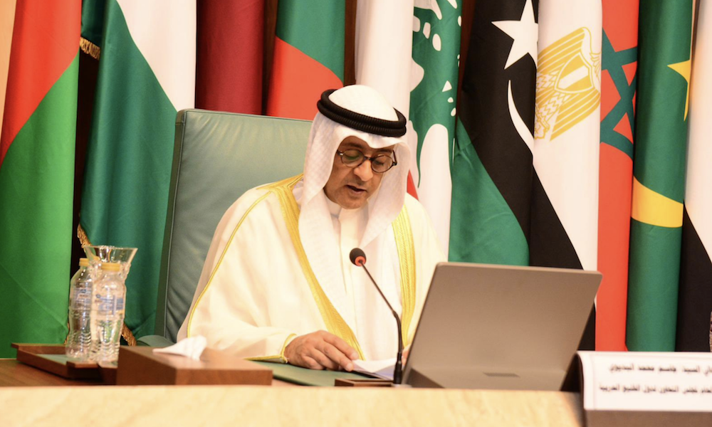 The Gulf Cooperation Council remains “firm and absolute” in its support of the Palestinian people, its secretary-general said on Saturday. (X/@GCCSG)