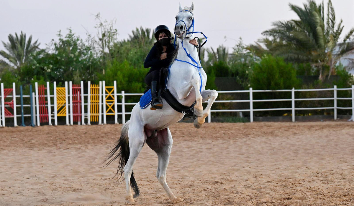 Saudi Vision 2030 has ushered in a new era for women’s sports, enabling them to pursue various sports, with equestrianism a standout. (SPA)