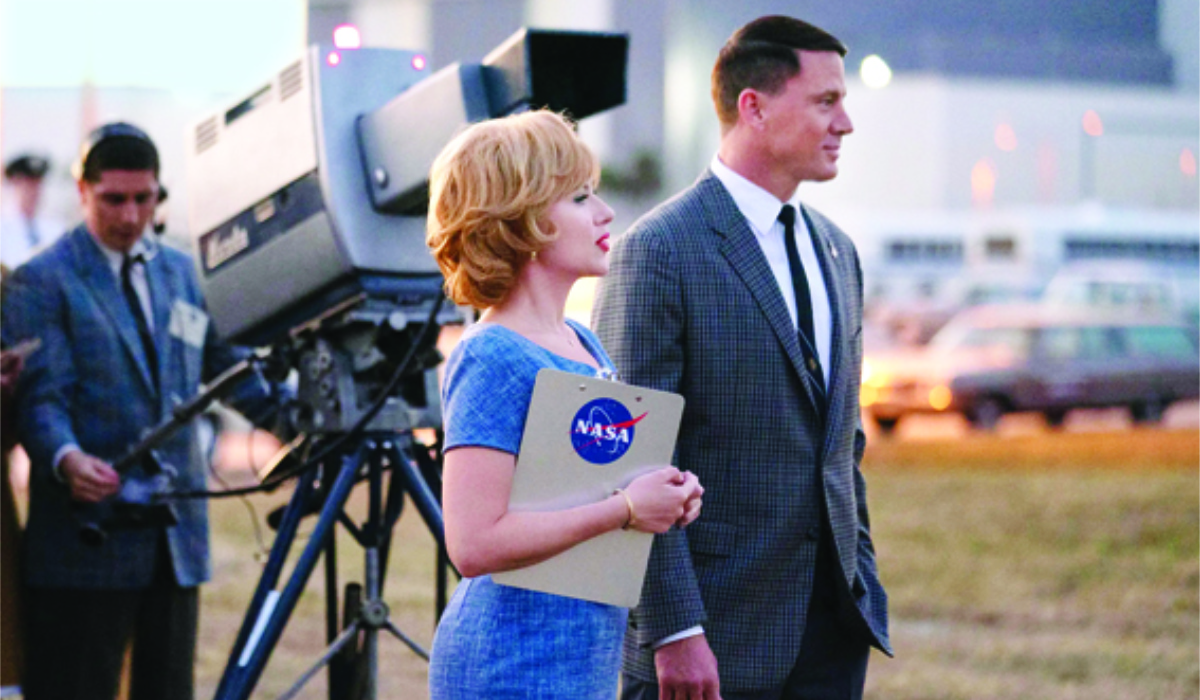 Review: ‘Fly Me to the Moon’ takes us to a visually saturated world