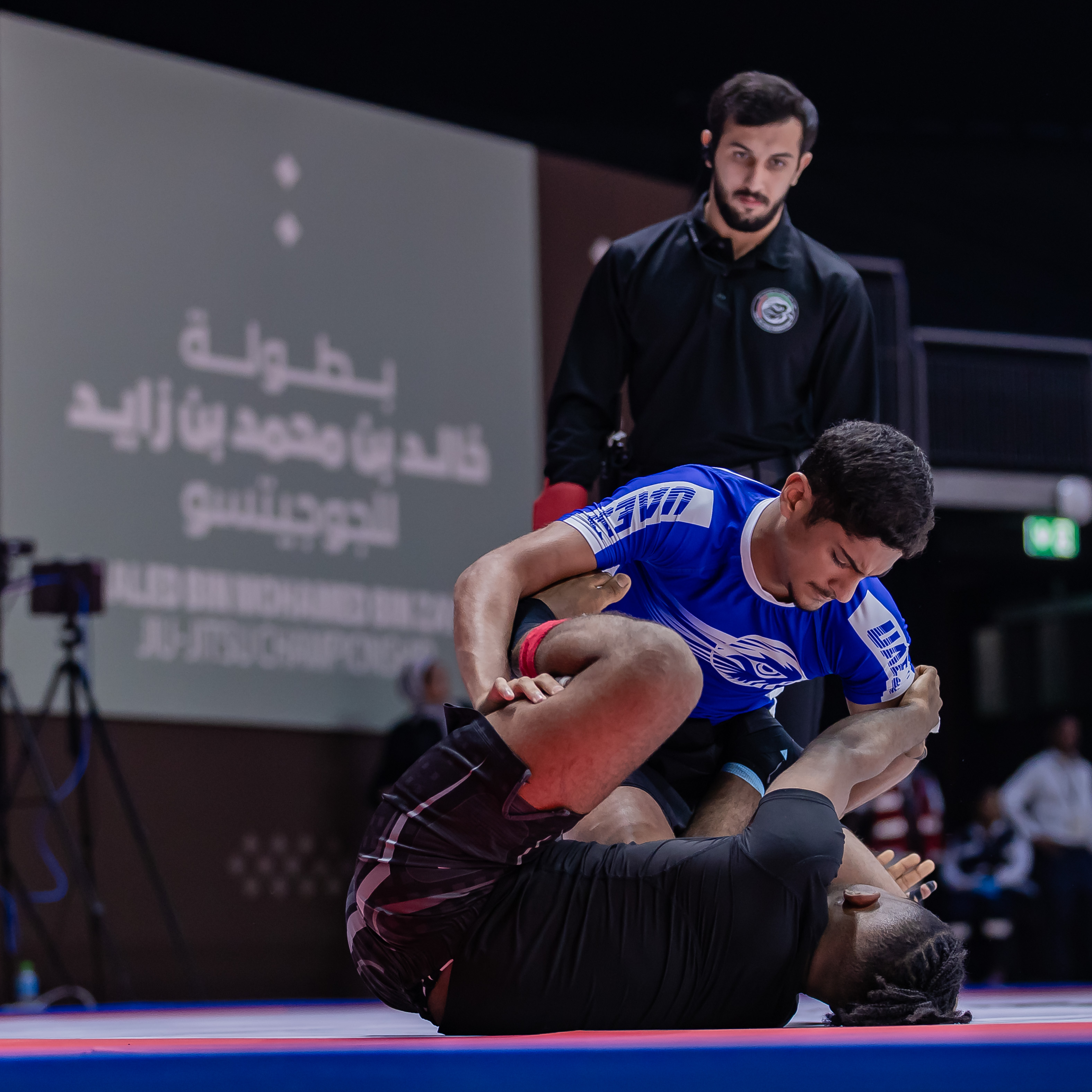 The second round of the Khaled Bin Mohamed Bin Zayed Jiu-Jitsu Championship took place at Coca-Cola Arena in Dubai on Sunday. (UAEJJF)