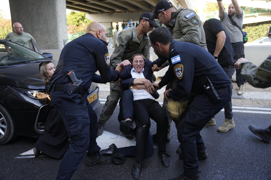 The Israeli military on Tuesday said it would begin sending draft notices to Jewish ultra-Orthodox men next week — a step that could destabilize Prime Minister Benjamin Netanyahu’s government and trigger more large protests in the community. (AP)