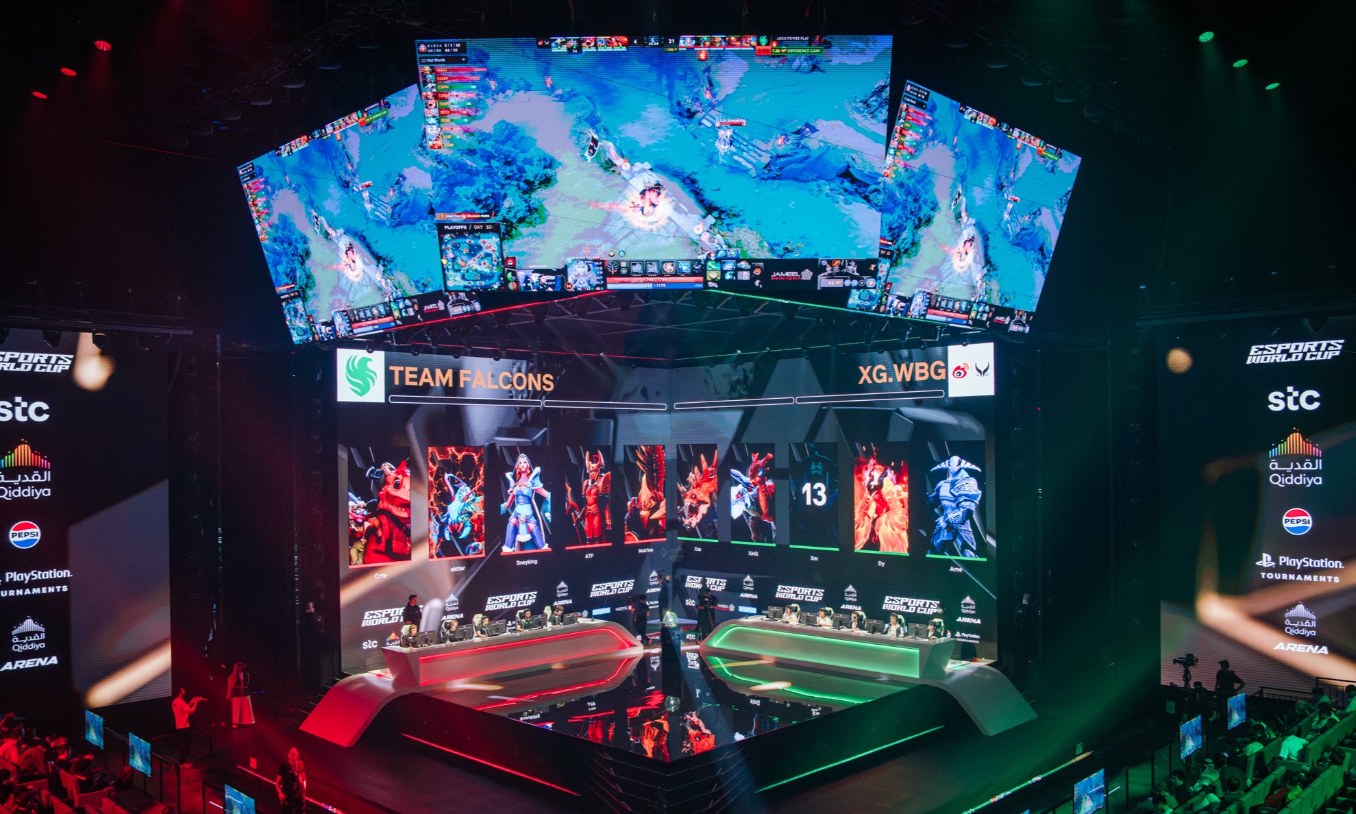 The Dota2 Riyadh Masters is under way in Week 3 of the Esports World Cup. (Supplied)