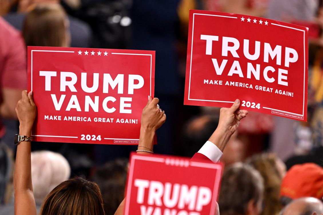 J.D. Vance, a 39-year-old retired US Marine and best-selling author, is ideologically close to former president Donald Trump. (AFP)