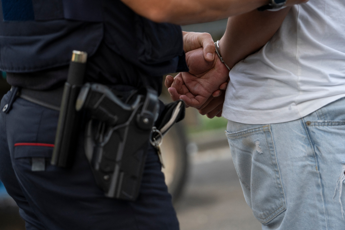 The investigation was initiated in Spain, where police officers detected Spanish companies owned by Lebanese-born citizens trading in large quantities of parts and components for military drones. (File/AFP)