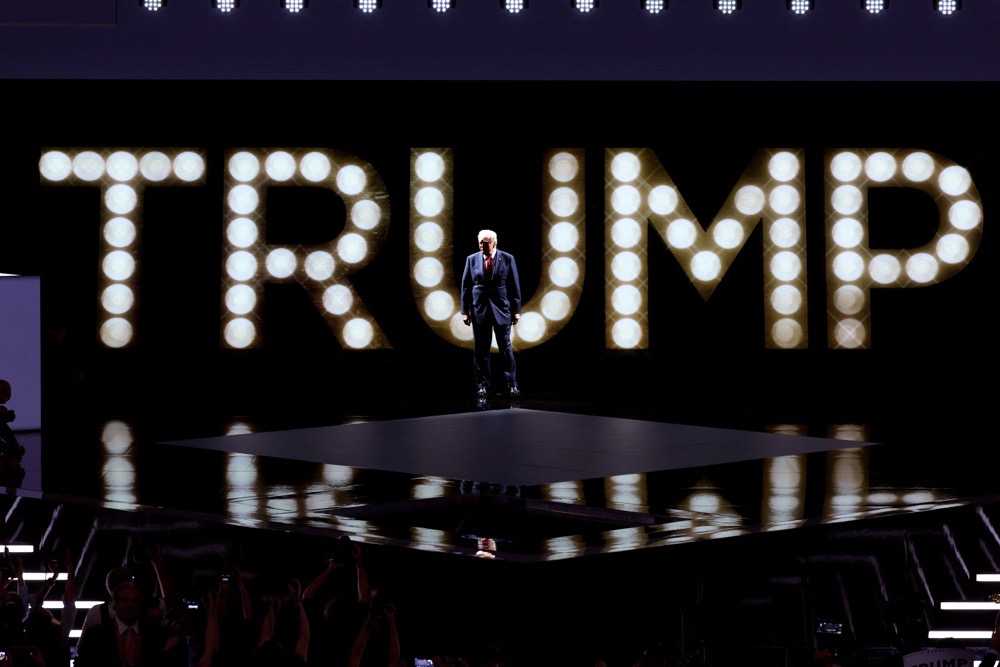 Republican presidential candidate, former U.S. President Donald Trump. (AFP)