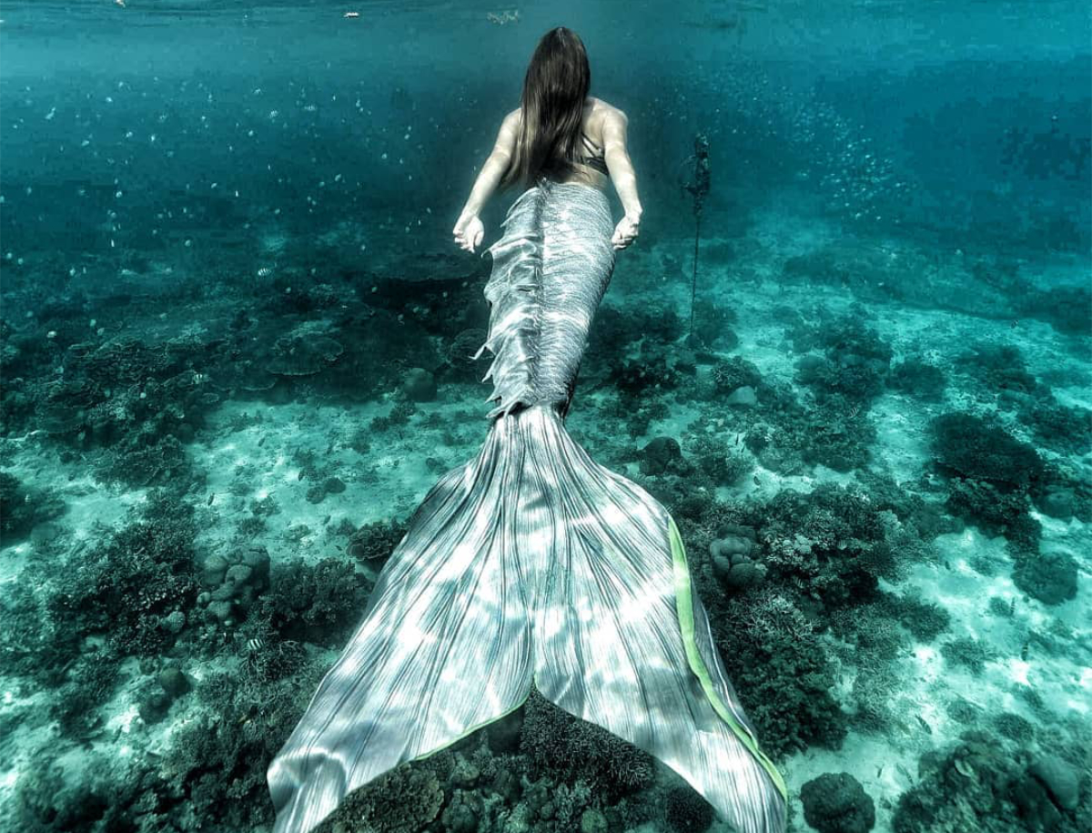 Corinna Davids, an Austrian scuba diving and swimming instructor, developed the Scuba Schools International Mermaid Program after years of expertise in free diving and swimming. (Instagram/corinna.flowrebels)