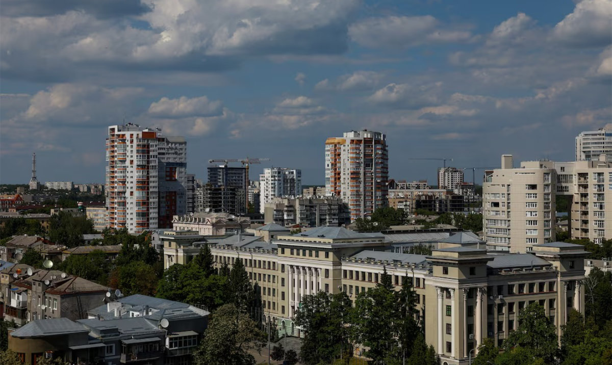 A general view of central Kharkiv, amid Russia's attack on Ukraine. (Reuters/File)