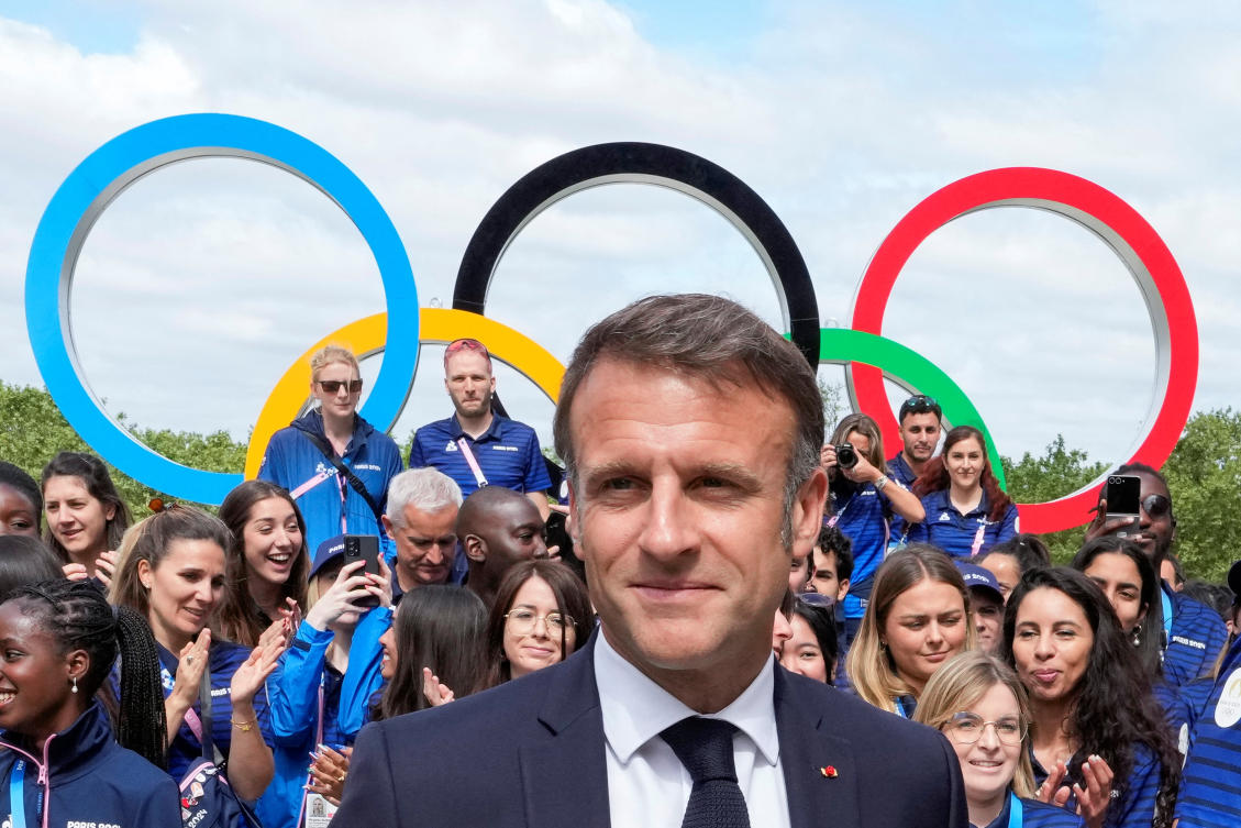 As he prepares to welcome more than 100 heads of state and tens of thousands of spectators for Friday’s opening ceremony along the Seine, Macron is a fragile force. (REUTERS)