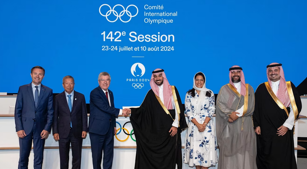 The International Olympic Committee announced on Tuesday that the first edition of the Olympic Esports Games will be held in Saudi Arabia in 2025. (IOC)