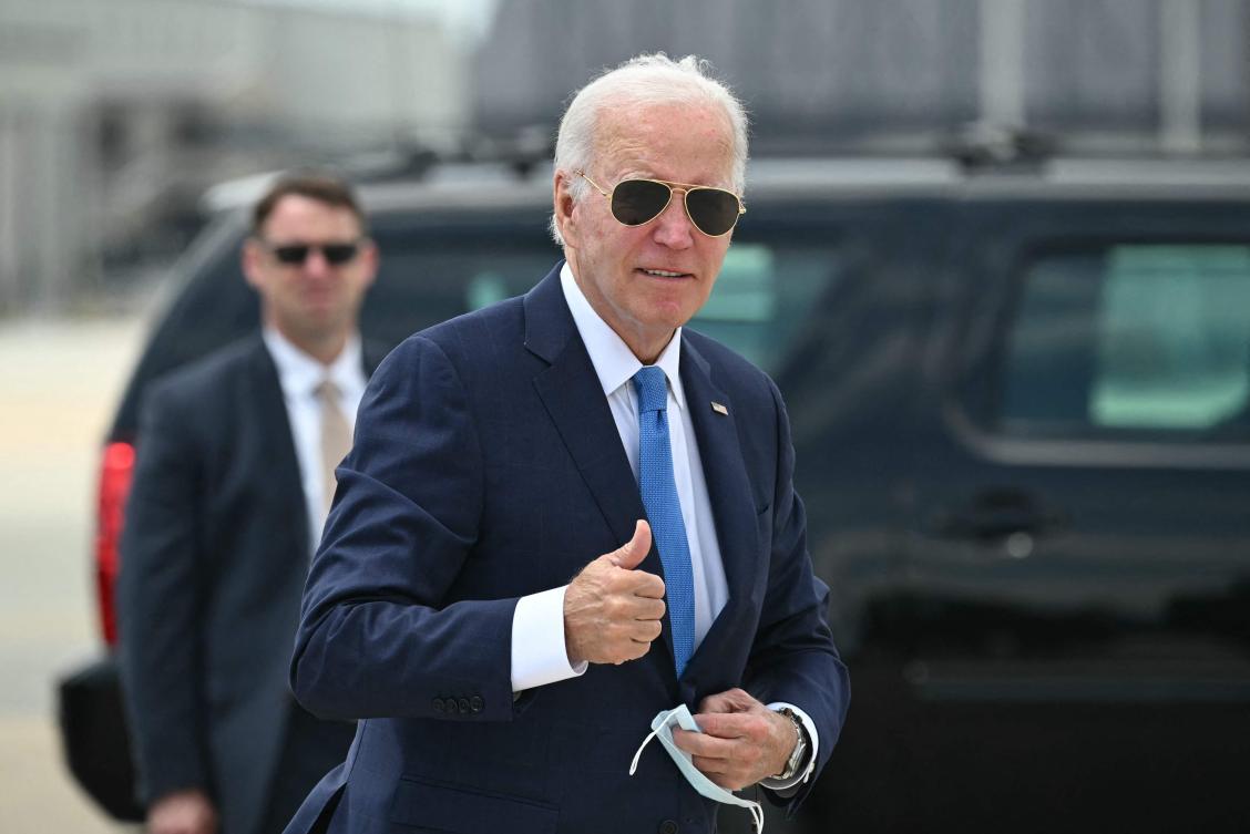US president Joe Biden had promised in his withdrawal announcement that he would give Americans more details on his stunning decision. (AFP)