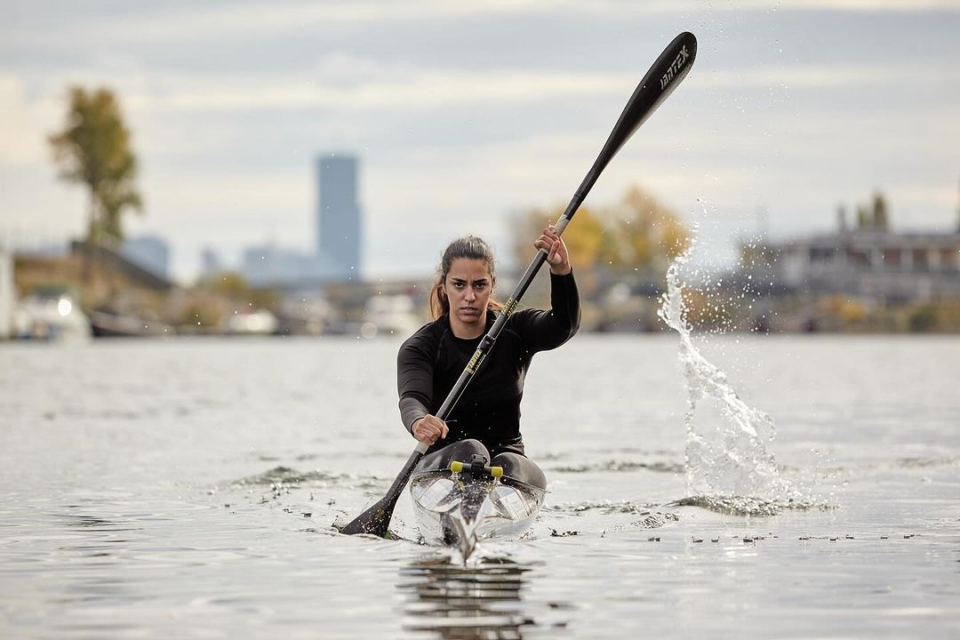 Refugee Olympic team canoeist Saman Soltani told AFP that being unable to return to Iran two years ago could have either "broken you down" -- or become, as it was for her, "an opportunity to improve". (X/@RefugeesOlympic)