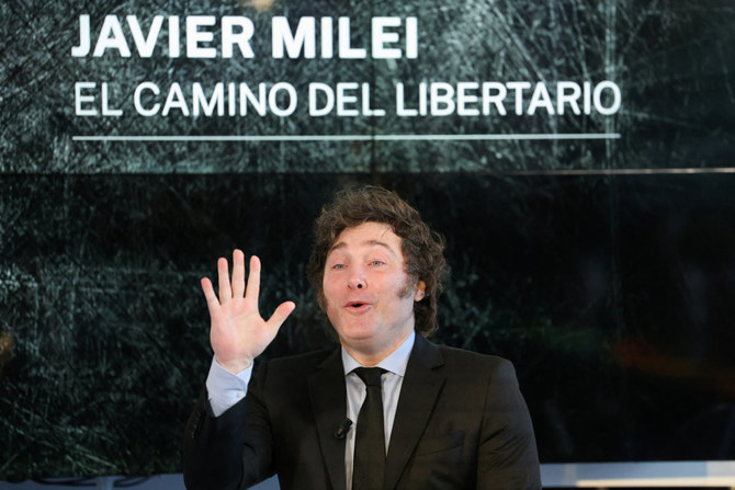 Argentine President Javier Milei arrived Thursday in Paris, where he is expected to meet French President Emmanuel Macron after tensions escalated between their countries over the Argentine soccer team's derogatory post-match chants about French players. (Reuters/File)
