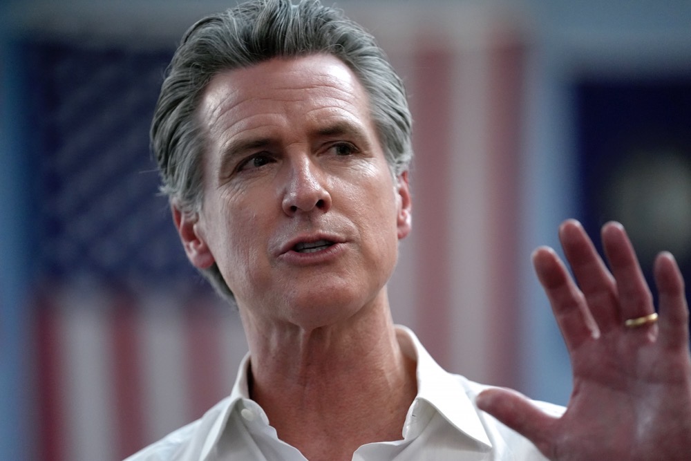 California Gov. Gavin Newsom. (AFP/File)