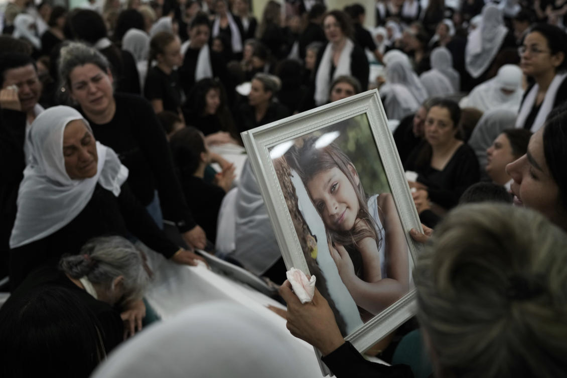 A rocket strike at a soccer field in the village has killed at least 11 children and teens in the deadliest strike on an Israeli target along the country's northern border since the fighting between Israel and the Lebanese militant group Hezbollah began. (AP)