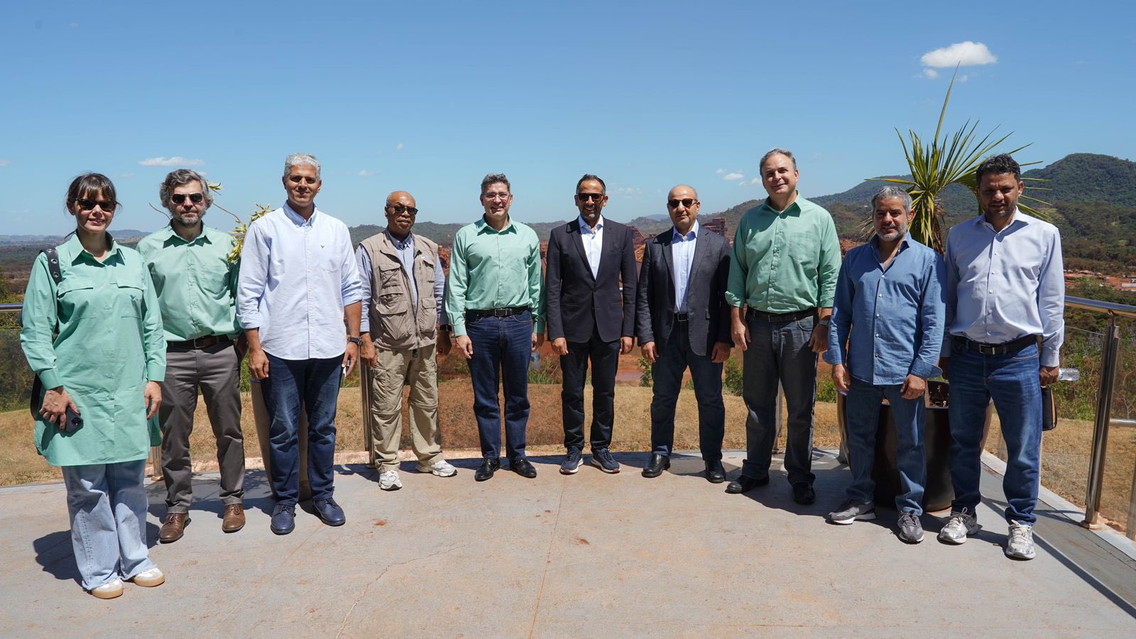 Saudi Minister of Industry and Mineral Resources Bandar Alkhorayef visits the Vale mines in Carajas, Brazil. X/@BAlkhorayef
