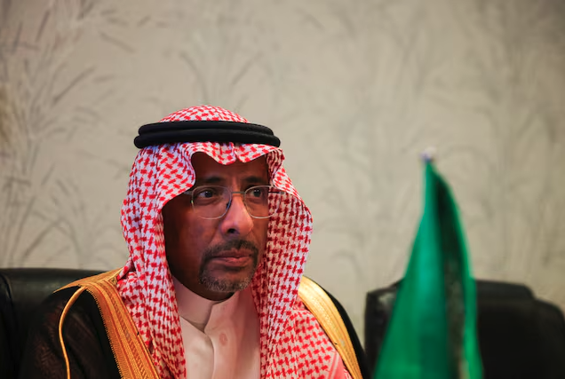 Saudi Arabia’s Minister of Industry and Mineral Resources Bandar Alkhorayef speaking to Reuters in Chile. Reuters/Pablo Sanhueza