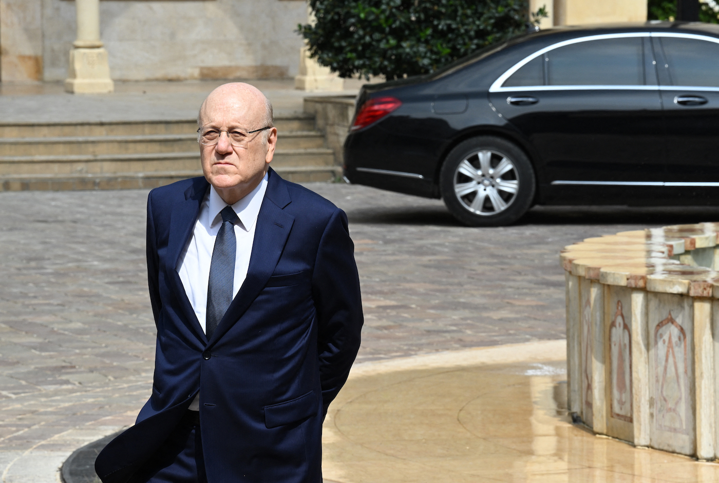 Lebanon’s caretaker PM, Najib Mikati, said “Lebanon will respond to Israeli accusations in a detailed letter to the (UN) Security Council.” (File/AFP)