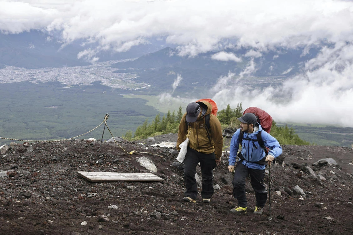 Crowd control at Japan’s Mount Fuji as hiking season begins