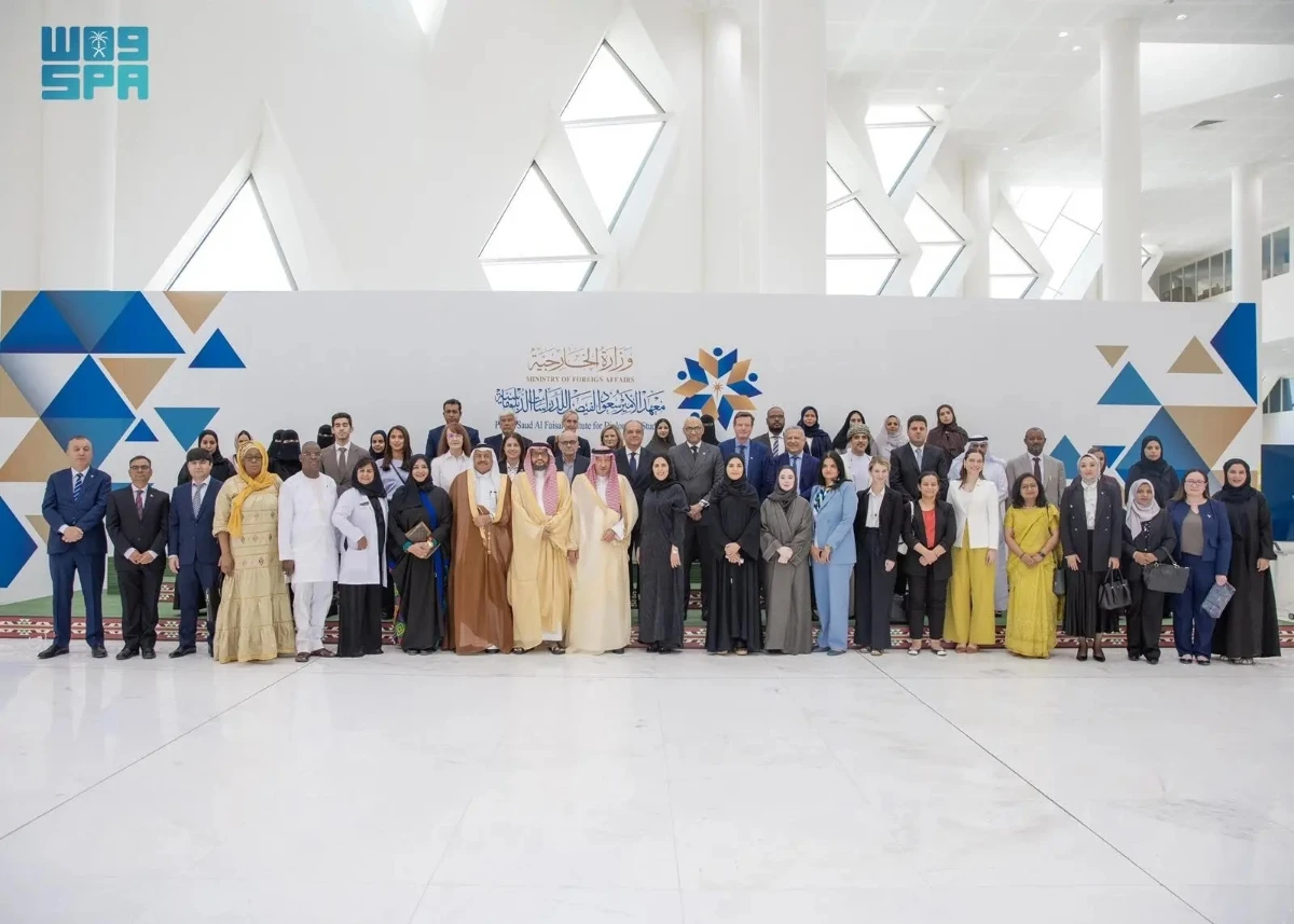 The event at the Prince Saud Al-Faisal Institute for Diplomatic Studies was held to mark last week’s UN International Day of Women in Diplomacy. (SPA)