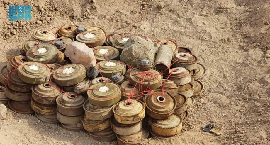 Since the beginning of the project in Yemen, a total of 449,068 explosives have been cleared. (SPA)