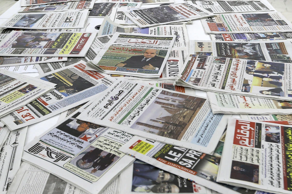 The press freedom group Reporters Without Borders has recently downranked Algeria on its freedom of expression index to 139th out of 180 in 2024. (AP)
