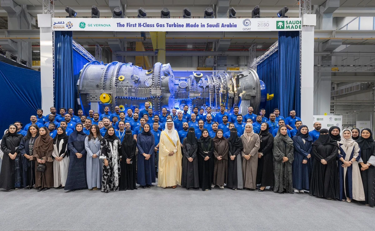 The successful rollout of the gas turbine at GESAT marks a significant milestone in the Kingdom’s energy sector. Supplied.
