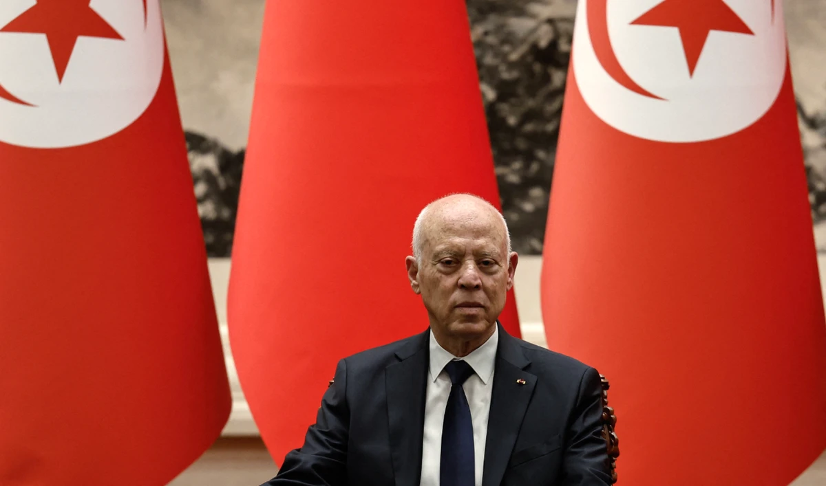 Tunisia’s President Kais Saied. (AFP)