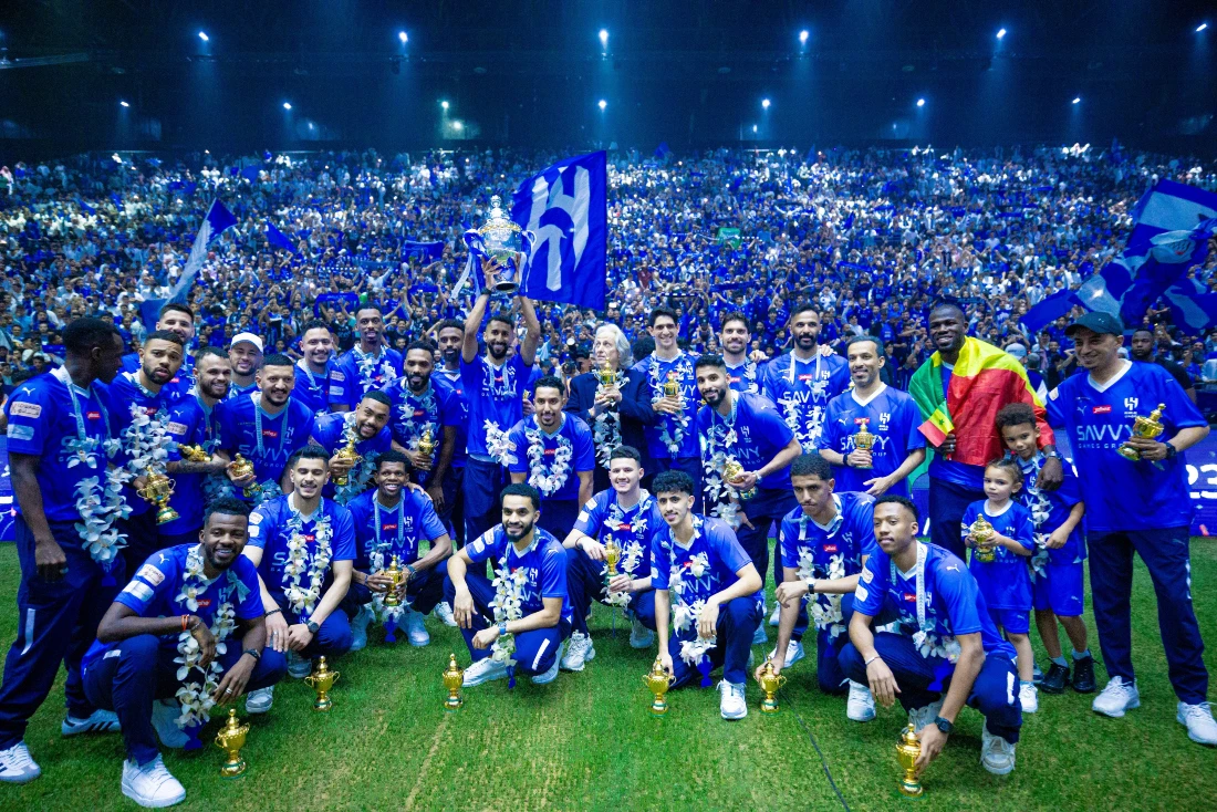 Al Hilal earlier won the 2023-24 Roshn Saudi League title. (X: @SPL_EN)