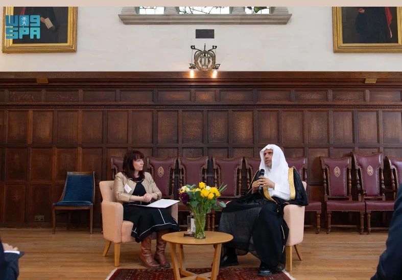 Mohammed bin Abdulkarim Al-Issa at Cambridge University. (SPA)