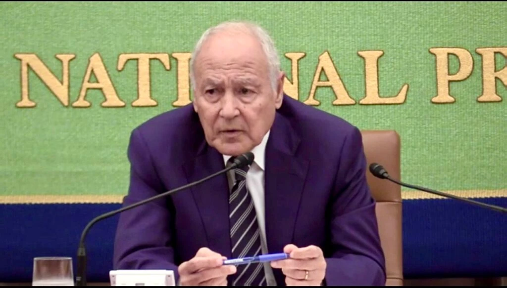 Arab League chief calls on Japan to recognize Palestinian state