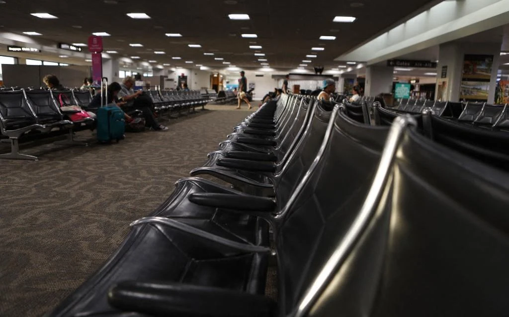 A lounge in Daniel K. Inouye International Airport on August 22, 2018 in Honolulu, Hawaii. (AFP)