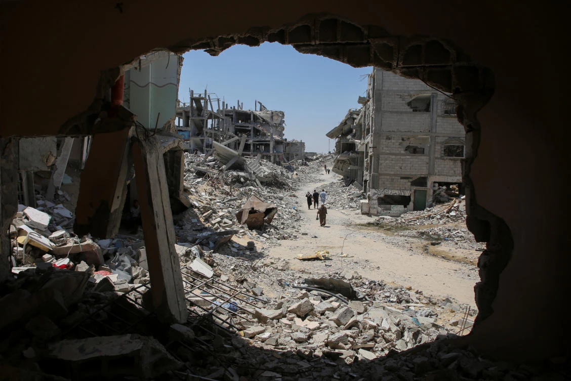 Israel’s military retaliation has killed at least 38,295 people in Gaza, also mostly civilians, according to figures from the Hamas-run territory’s health ministry. (Reuters)