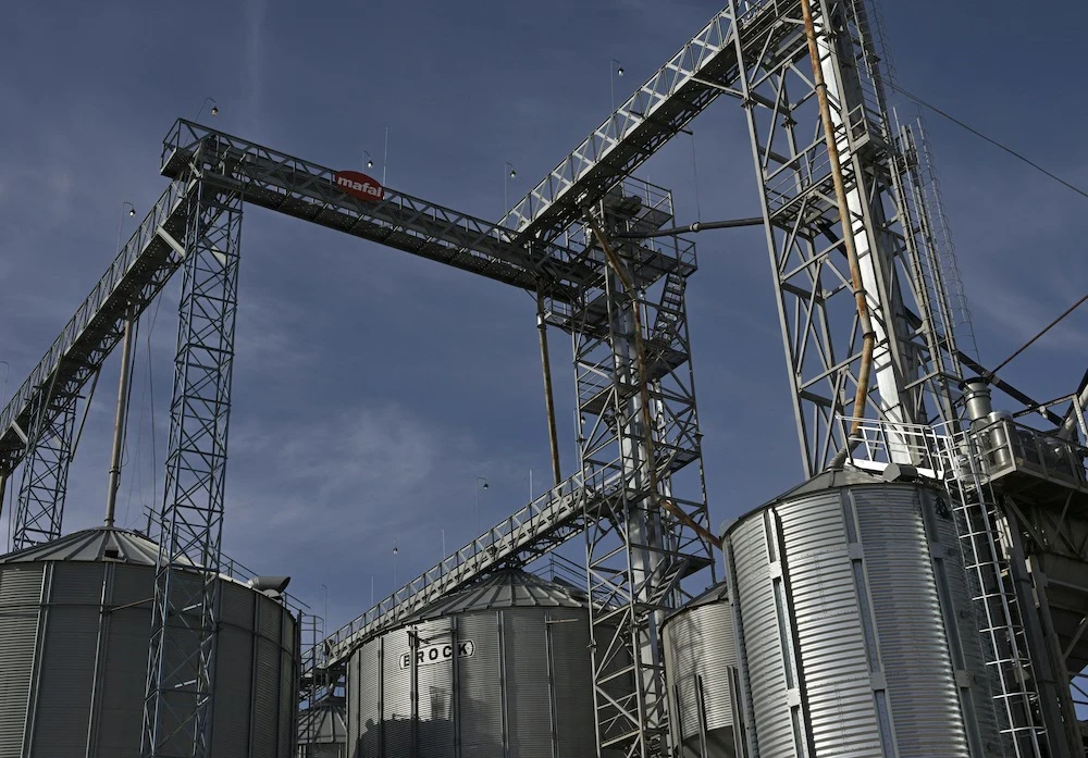 The Security Services of Ukraine claimed that the grain exported by Usko Mfu had been produced in southern Ukraine. (AFP file photo)