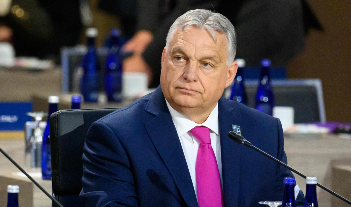Hungary’s Prime Minister Viktor Orban attends a Working Session of the NATO Summit at the Walter E. Washington Convention Center in Washington, DC, July 11, 2024. (AFP)