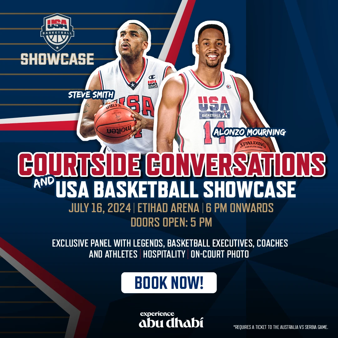 Etihad Arena to host global basketball stars, legends, coaches and senior executives