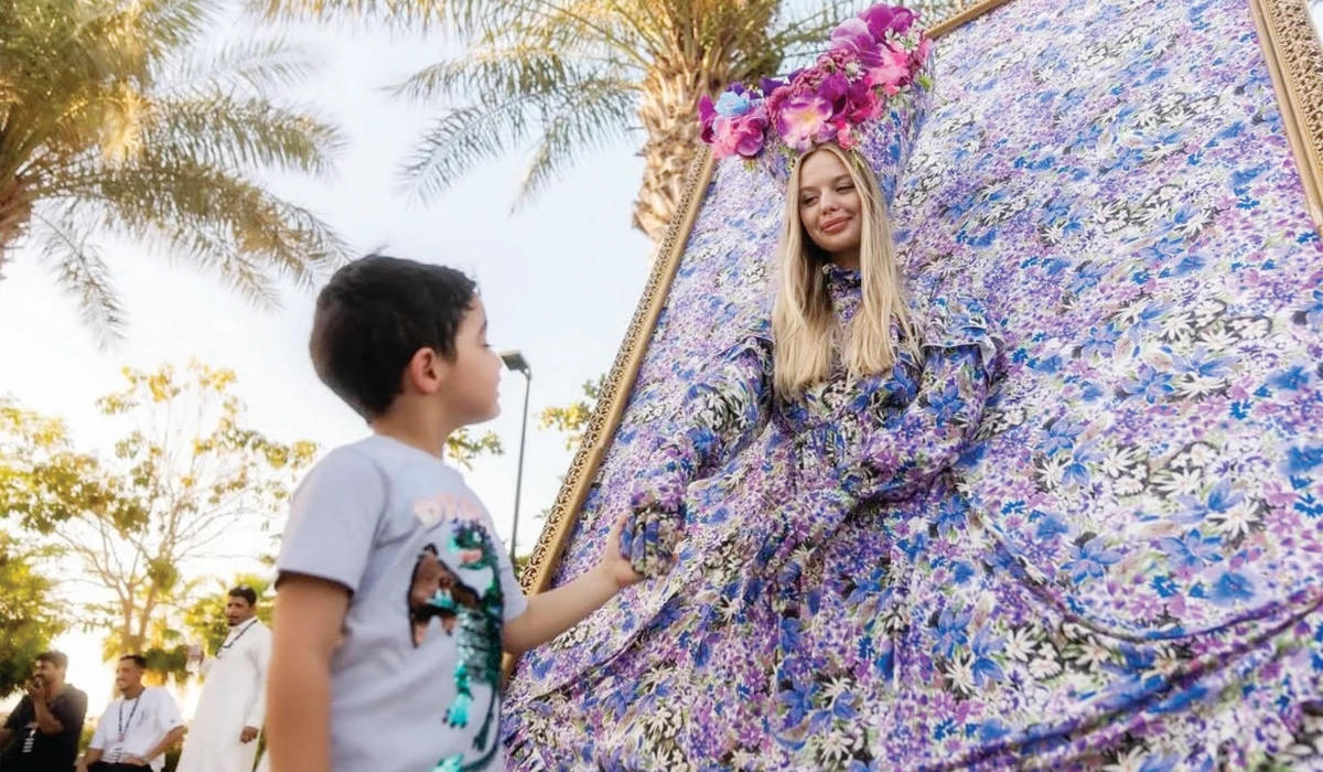 Characters dressed in costume greet guests with smiles and offer photo opportunities. (Supplied)