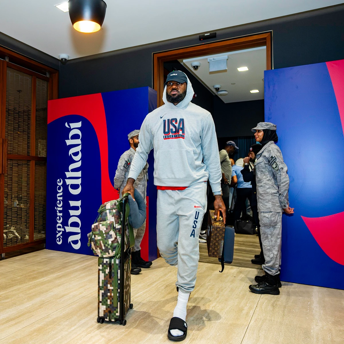 The team’s visit, as part of the USA Basketball Showcase, highlights Abu Dhabi’s growing prominence as a hub for world-class sporting events. (Supplied)