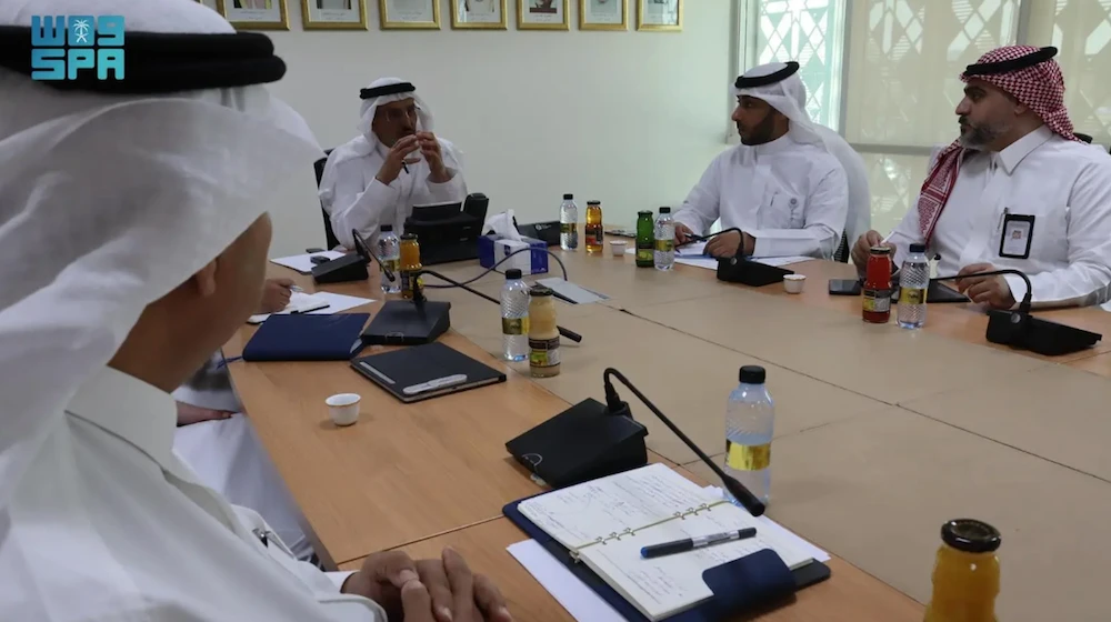 The Saudi Ministry of Environment, Water and Agriculture held a meeting to review the utilization of renewable water and how to maximize its economic value. (SPA)