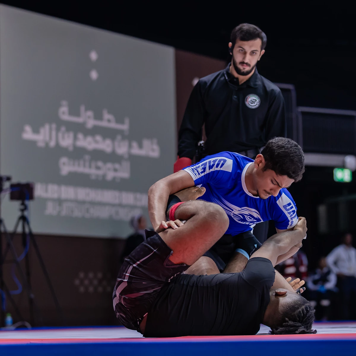 The second round of the Khaled Bin Mohamed Bin Zayed Jiu-Jitsu Championship took place at Coca-Cola Arena in Dubai on Sunday. (UAEJJF)