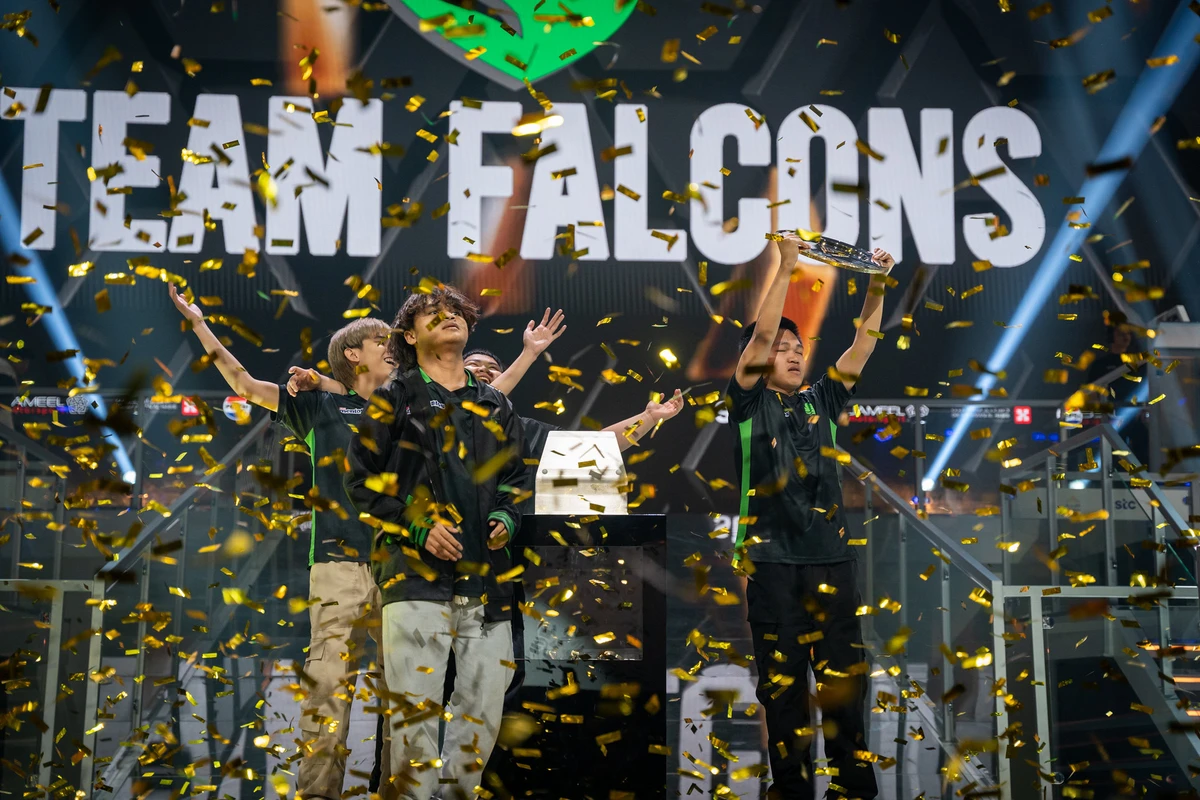 Saudi's Team Falcons were crowned champions of Free Fire at the Esports World Cup in Riyadh. (Supplied)