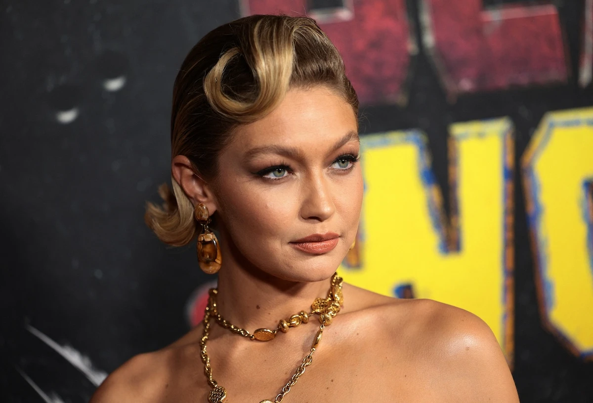 Gigi Hadid attended the “Deadpool & Wolverine” premiere in New York City. (AFP)