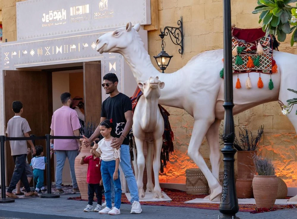 The Ministry of Culture is bringing the Year of the Camel to life at Jeddah Season 2024 with a dedicated pavilion. (SPA)