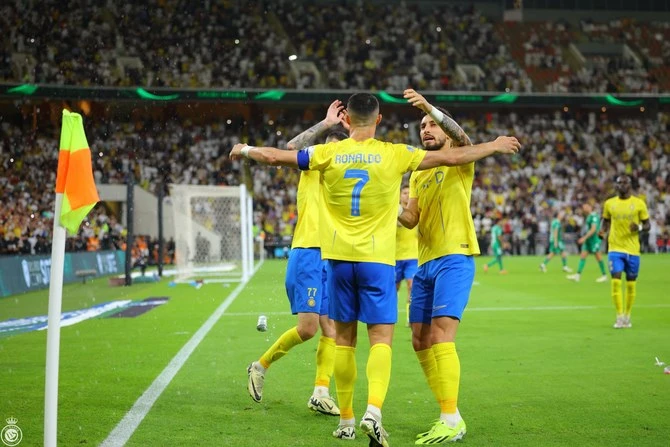The Saudi Pro League and Saudi Arabian Football Federation have agreed a new five-year production-partnership deal with global sports, events and representation company IMG. (X/ @AlNassrFC File)