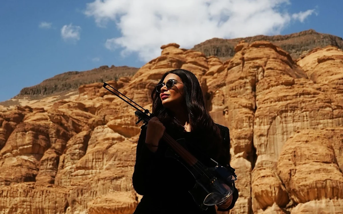 The Saudi violinist, DJ and producer Kayan’s journey has been unconventional and unique. (Supplied)